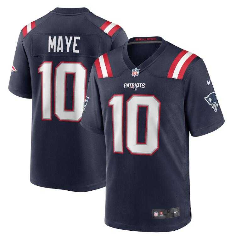 Men & Women & Youth New England Patriots #10 Drake Maye Nike Navy Vapor Untouchable Limited Jersey->los angeles rams->NFL Jersey